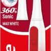 Colgate 360 Sonic Max White Battery Powered Toothbrush cleans in 4 ways
