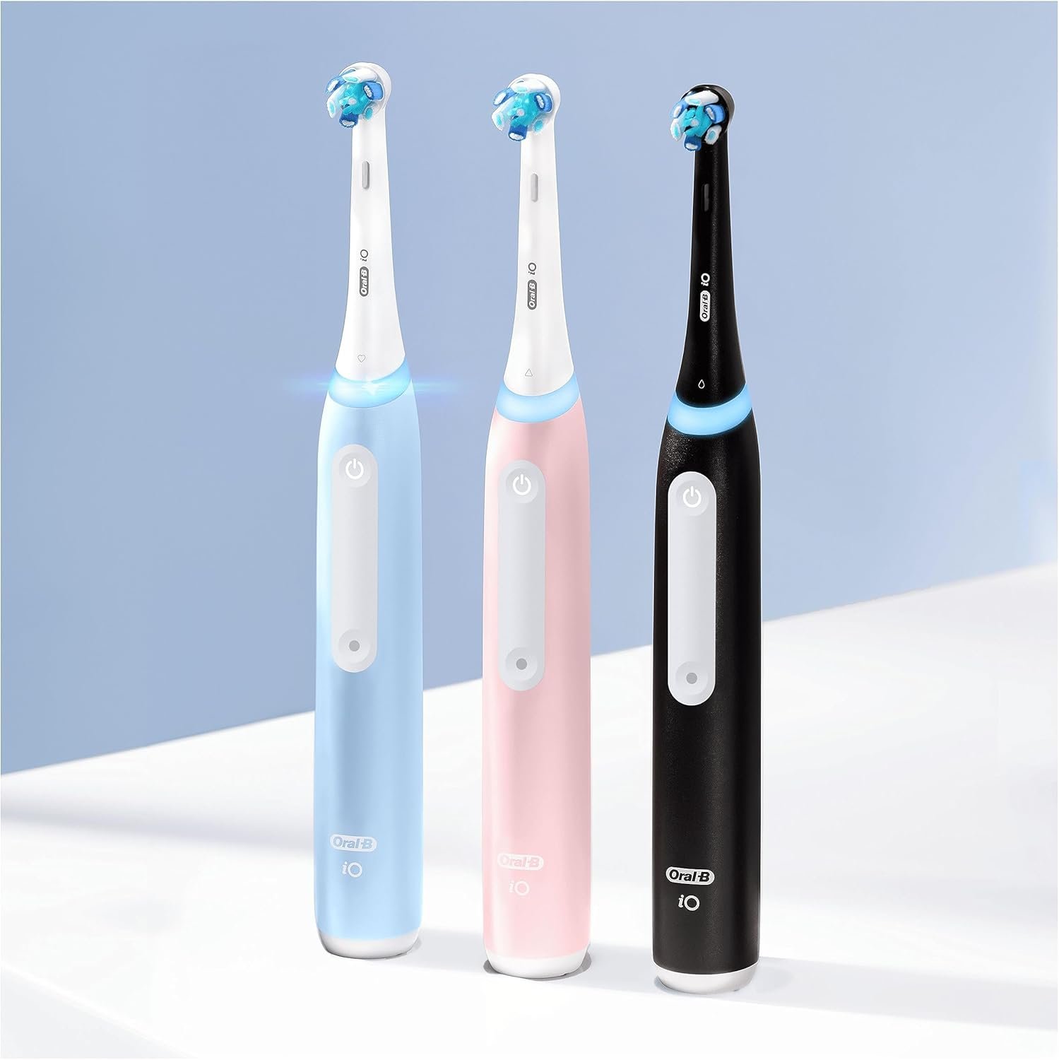 Oral-B iO3 Electric Toothbrushes 1 Toothbrush Head & Travel Case, 3 Modes With Teeth Whitening